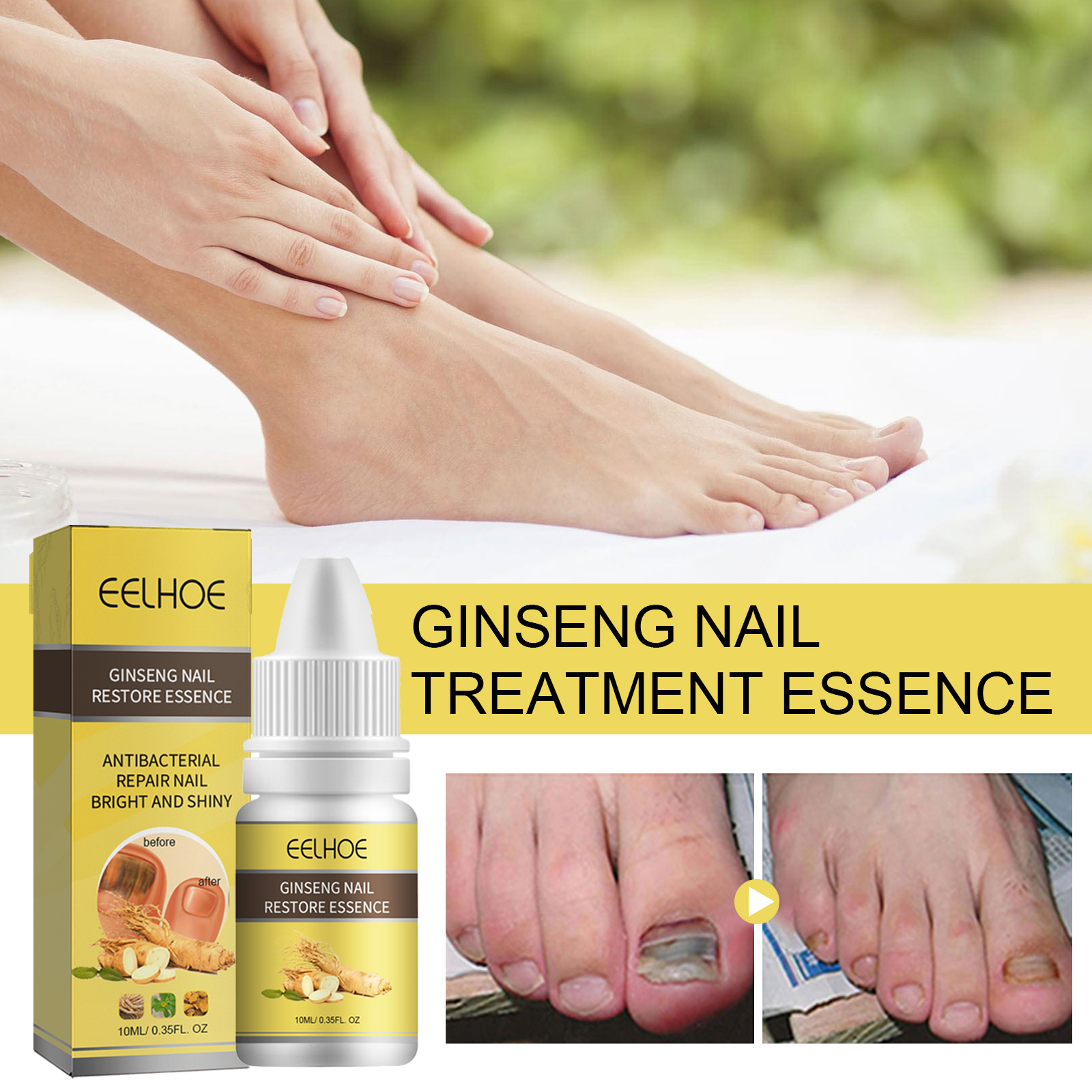 Ginseng Nail Essential Oil 10ml-box photo 6