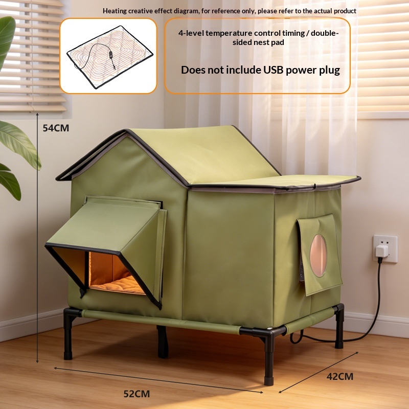 Cat Bed For Winter Warmth, Suitable For Outdoor Use In All Seasons, Heat-Retaining Small Dog Bed, Pet Supplies, Amazon Bestseller photo 5
