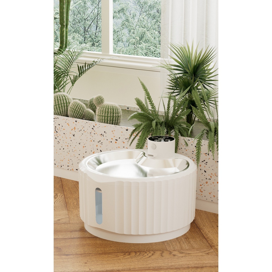 Automatic Circulating Sensor-Activated Stainless Steel Pet Water Fountain photo 4