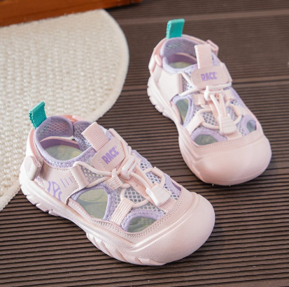 2026 Summer New Kids Sports Sandals, Boys Anti-slip Toe-protection Sandals, Girls Hollow Out Breathable Beach Shoes photo 4
