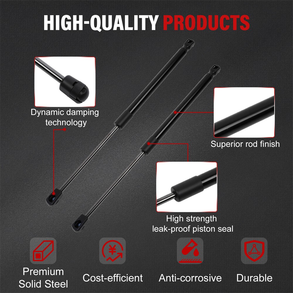 2PCS Front Hood Lift Support Springs Gas Struts Shock For Infiniti Q50 2014-2018 photo 6
