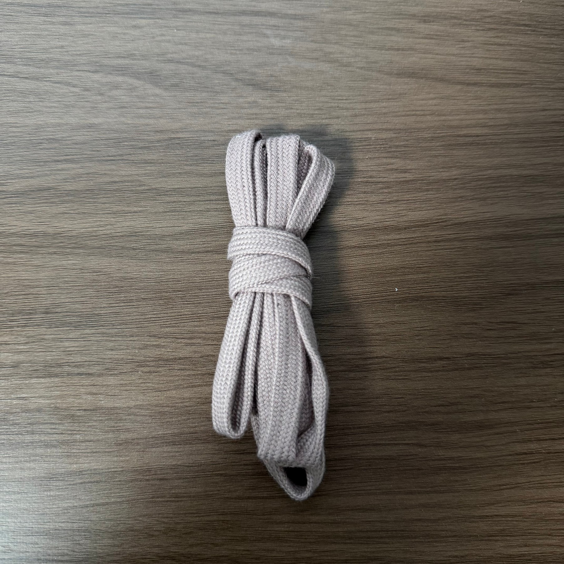 Flat Solid-Color Cotton Shoelaces photo 7