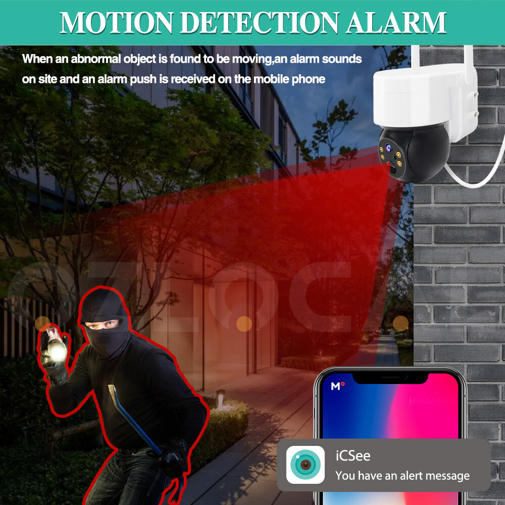 Solar Security Camera Battery Powered Outdoor Wireless WiFi IP CCTV PTZ Camera photo 6