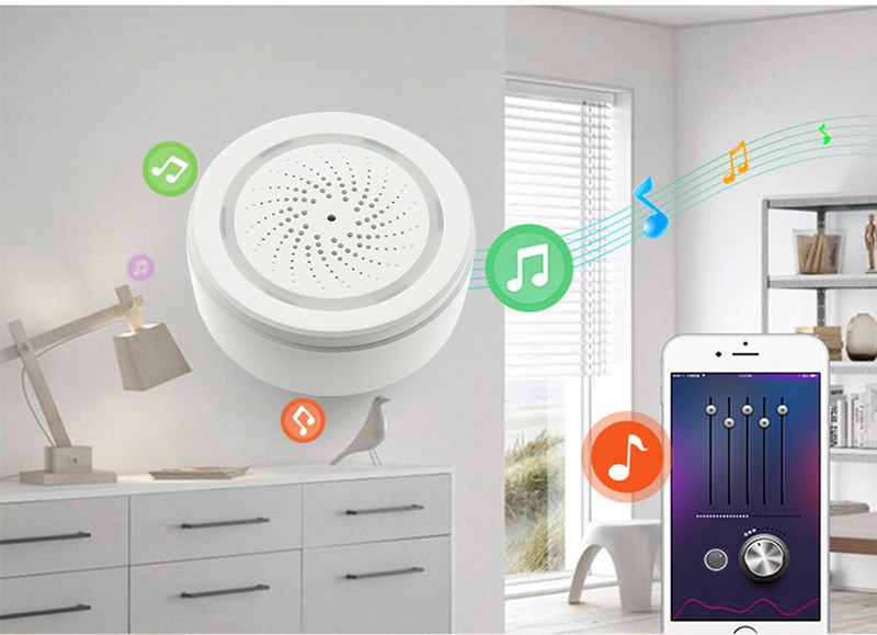Wifi Alarm Household Wireless Smart Sound And Light Alarm photo 7