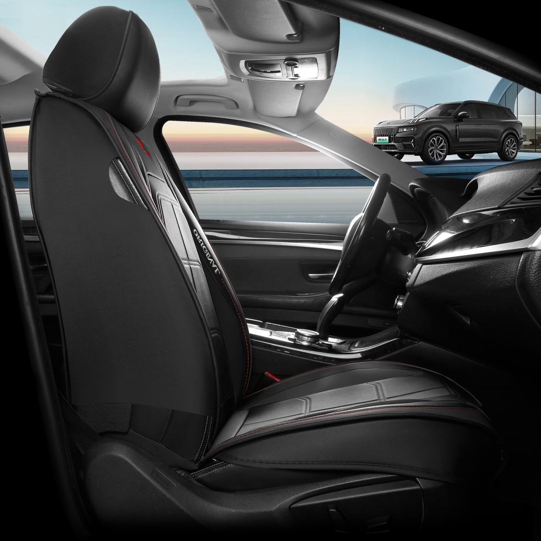 Universal 5 Seats Full Leather Car Seat Covers 8 Optional Colors Wear Resistant Auto Interior Seat Cushion Protectors For Most Vehicles photo 4