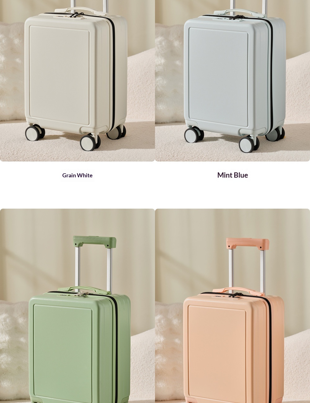 New Lightweight Suitcase For Boarding, Travel Luggage, Women's Quiet, Children's Small Password Suitcase, Men's 16 Inch photo 4
