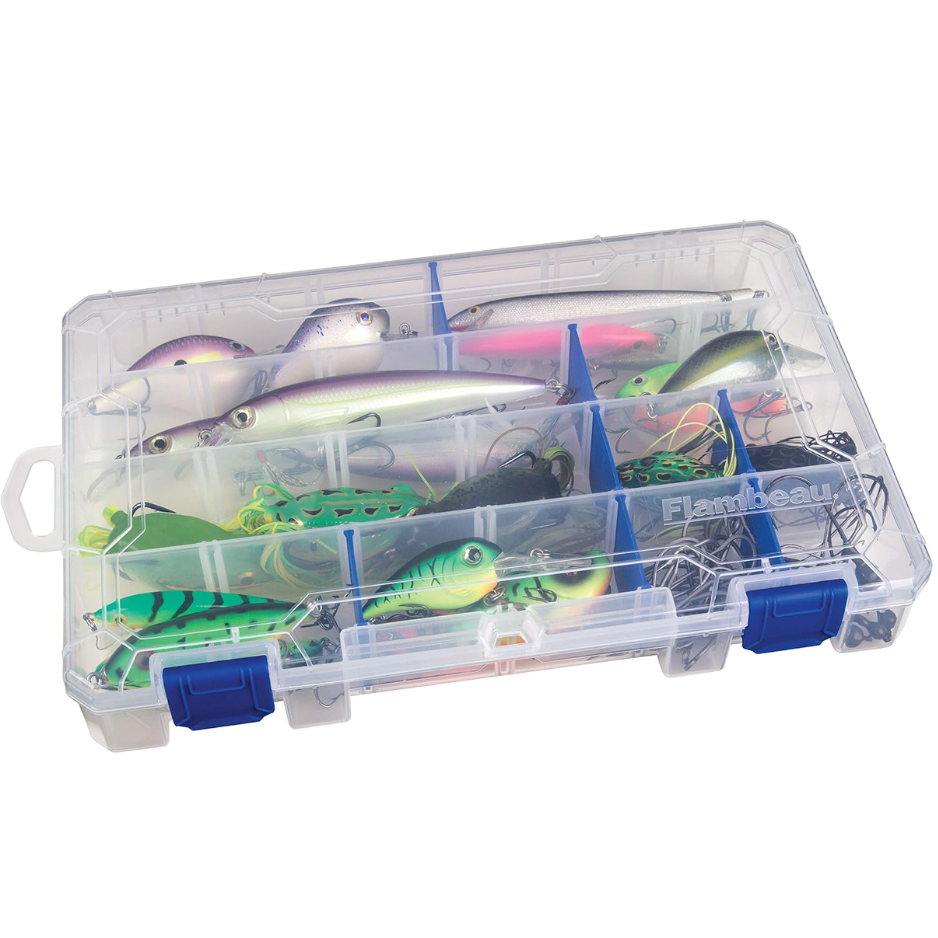 Outdoors Tuff Tainer Fishing Tackle Box With Zerust Anti Rust Dividers Clear Lure Organizer 11 Inch photo 5