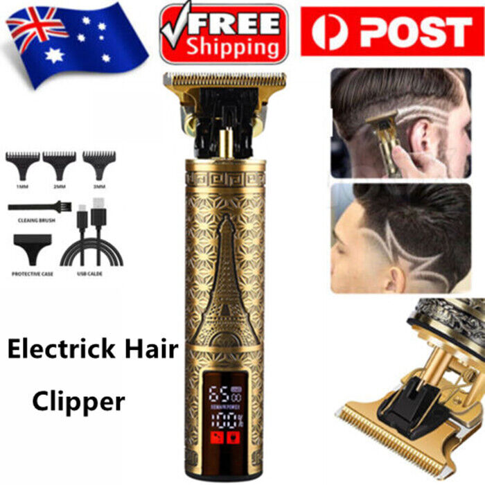 Professional Cordless Hair Clippers Beard Trimmer Men Hair Cutting Barber Shaver photo 5