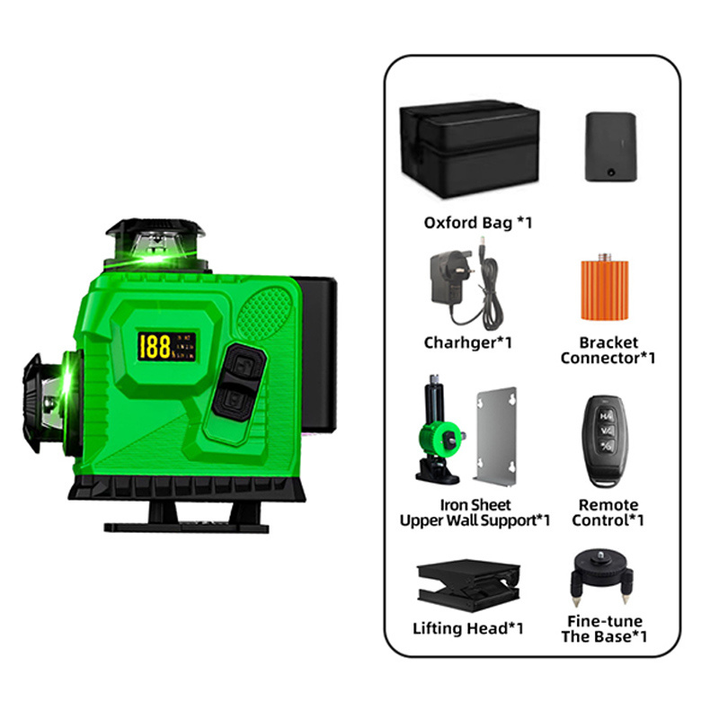Laser Level Kit, 16 Line 4D Blue photo 1