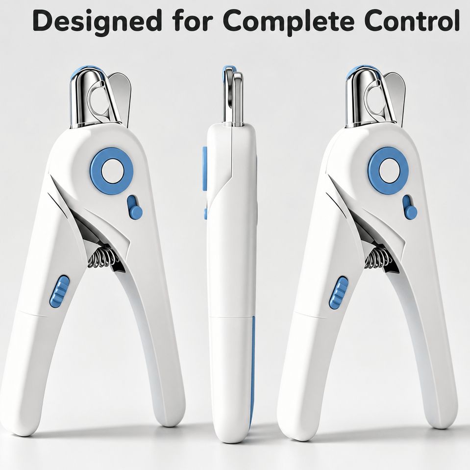 Pet Nail Clippers For Cats & Dogs, Professional Upgraded Pet Nail Trimmer With Safety Guard, Non-Slip Handle, Pet Grooming Tool For Small Medium Pets photo 3