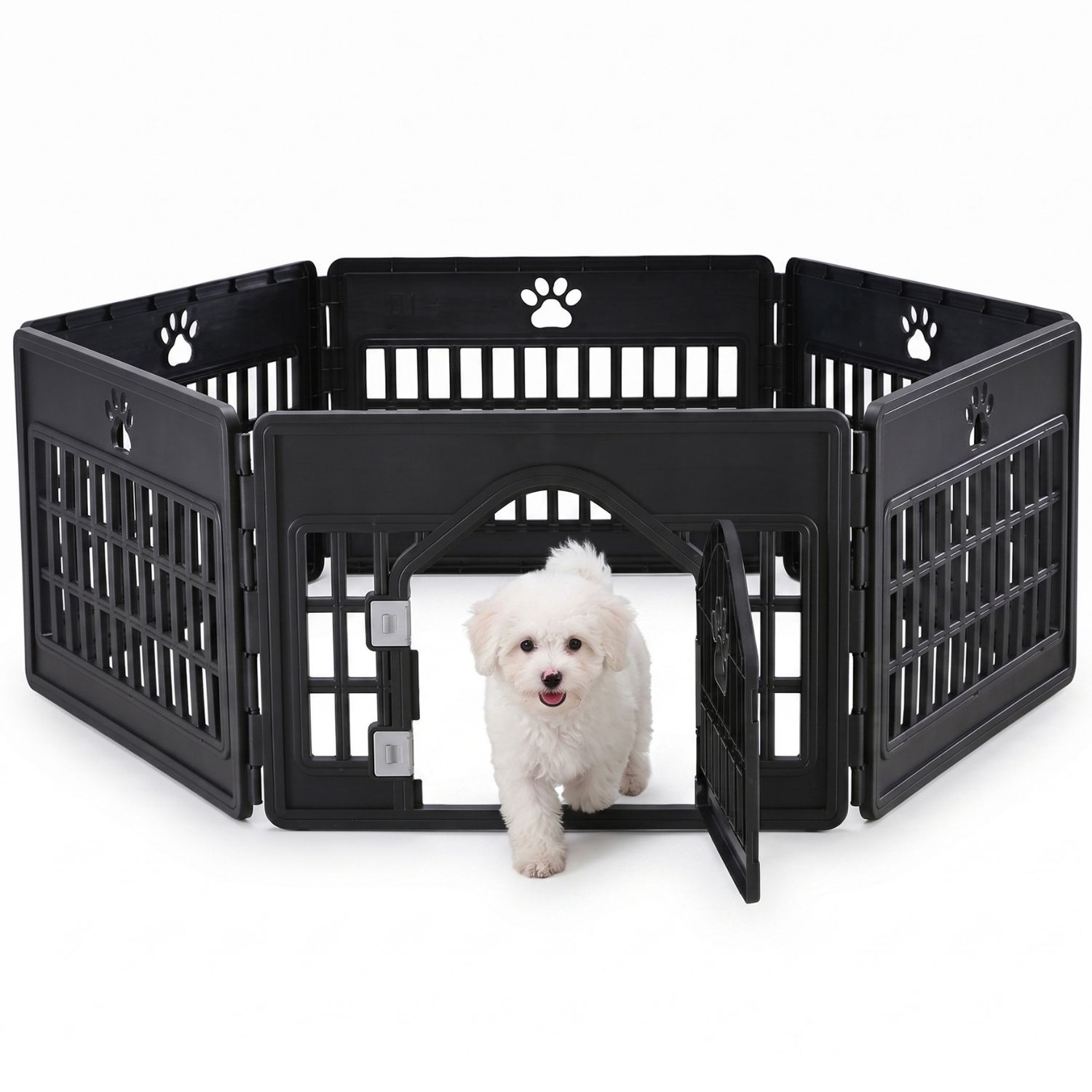 Plastic Dog With Movable Enclosure, Suitable For Small And Medium-sized Dogs, Cats And Rabbits. photo 5