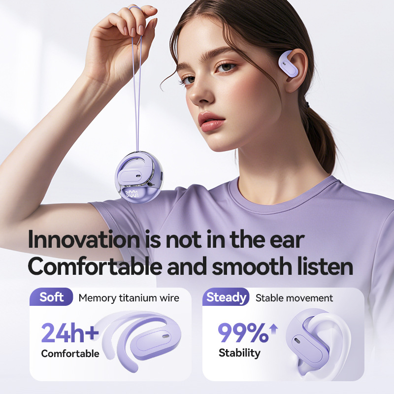 Cross Border Explosion M127 Long Range Hanging Earphone Private Model High Color Value Low Latency Wireless Bluetooth Headphones Wholesale photo 5