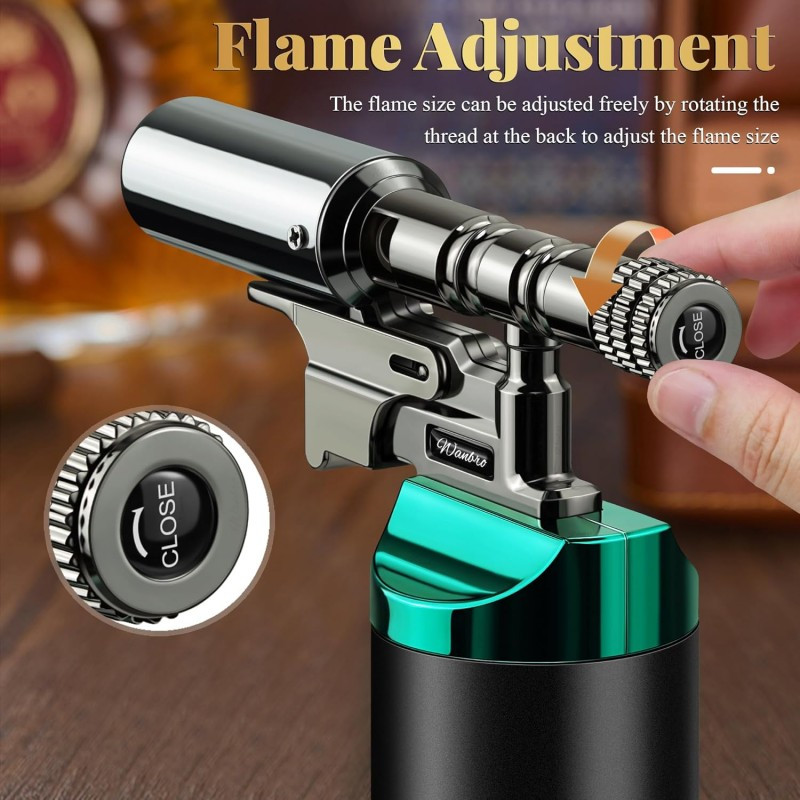 Butane Torch Windproof Adjustable Flame photo 2