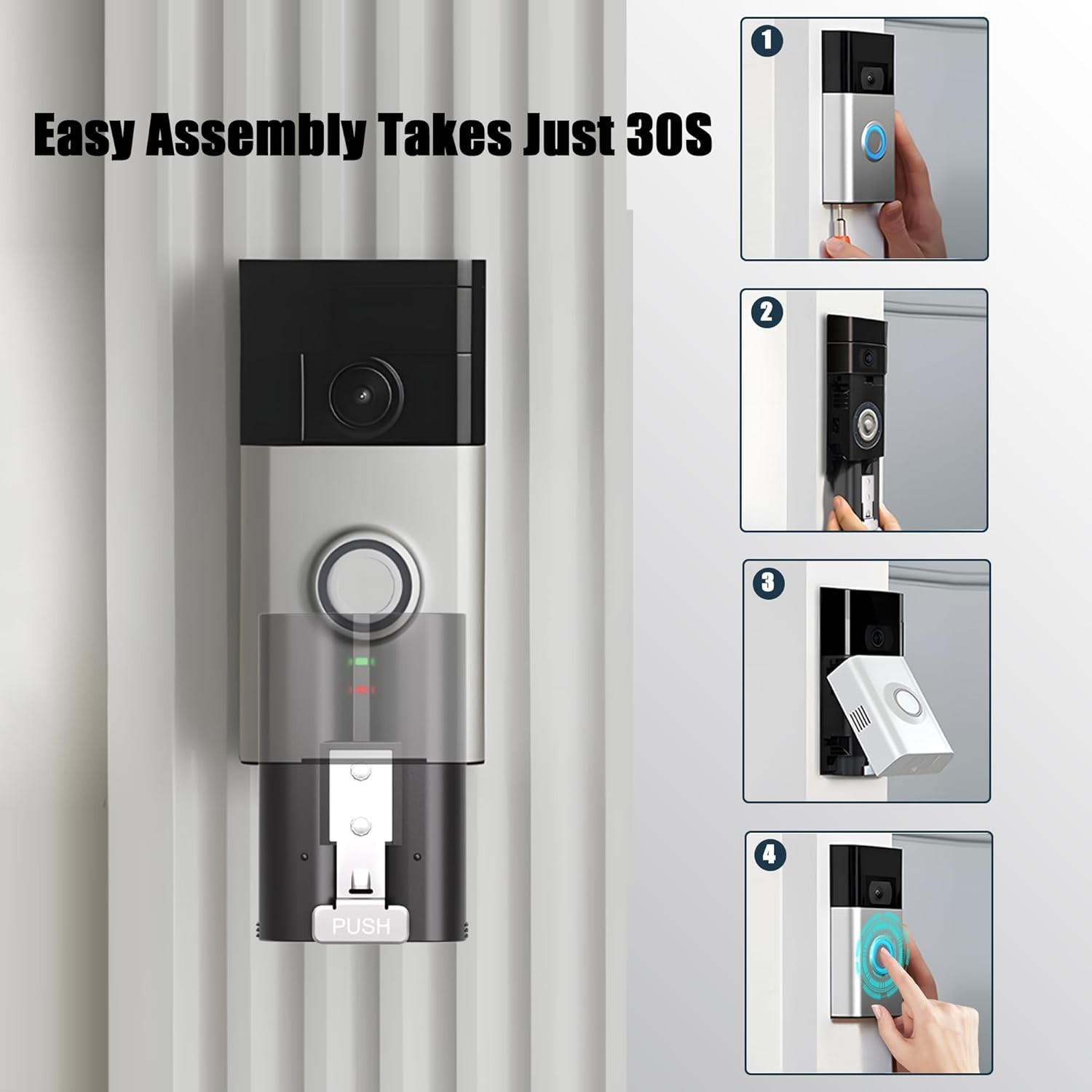 2X Battery For Ring-Doorbell Video 2 3 3 Plus 4 Spotlight Stick Up Peephole Cam photo 5