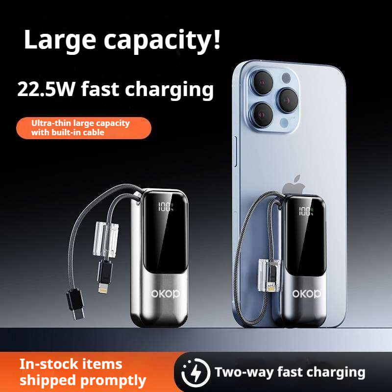 KP-729 Best-selling 10,000mAh Fast-Charging Power Bank Lightweight Portable High Capacity In-Stock At Factory photo 3