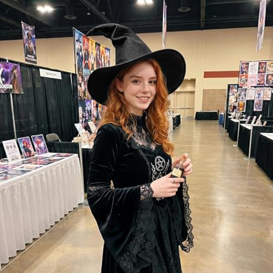 Witch Hat, Wizard Hat For Halloween Costume photo 6