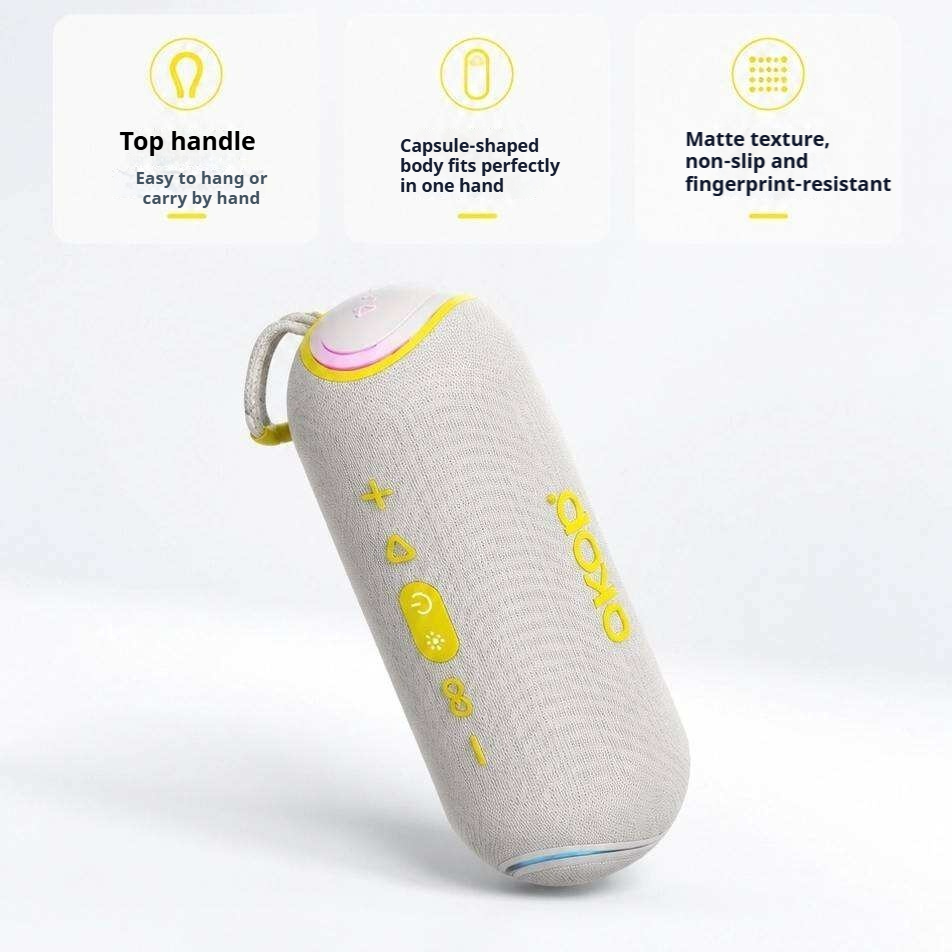 KP-851 Best-selling Wireless Bluetooth Speaker Portable Handle RGB Lighting High-Quality Sound Outdoor Use Factory Direct photo 3