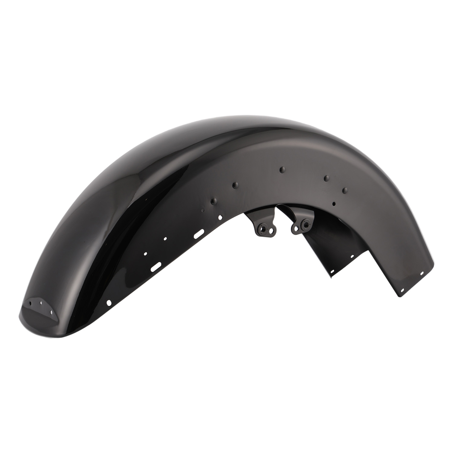 Vivid Black Front Fender Fit For Harley Touring From 2014 photo 8