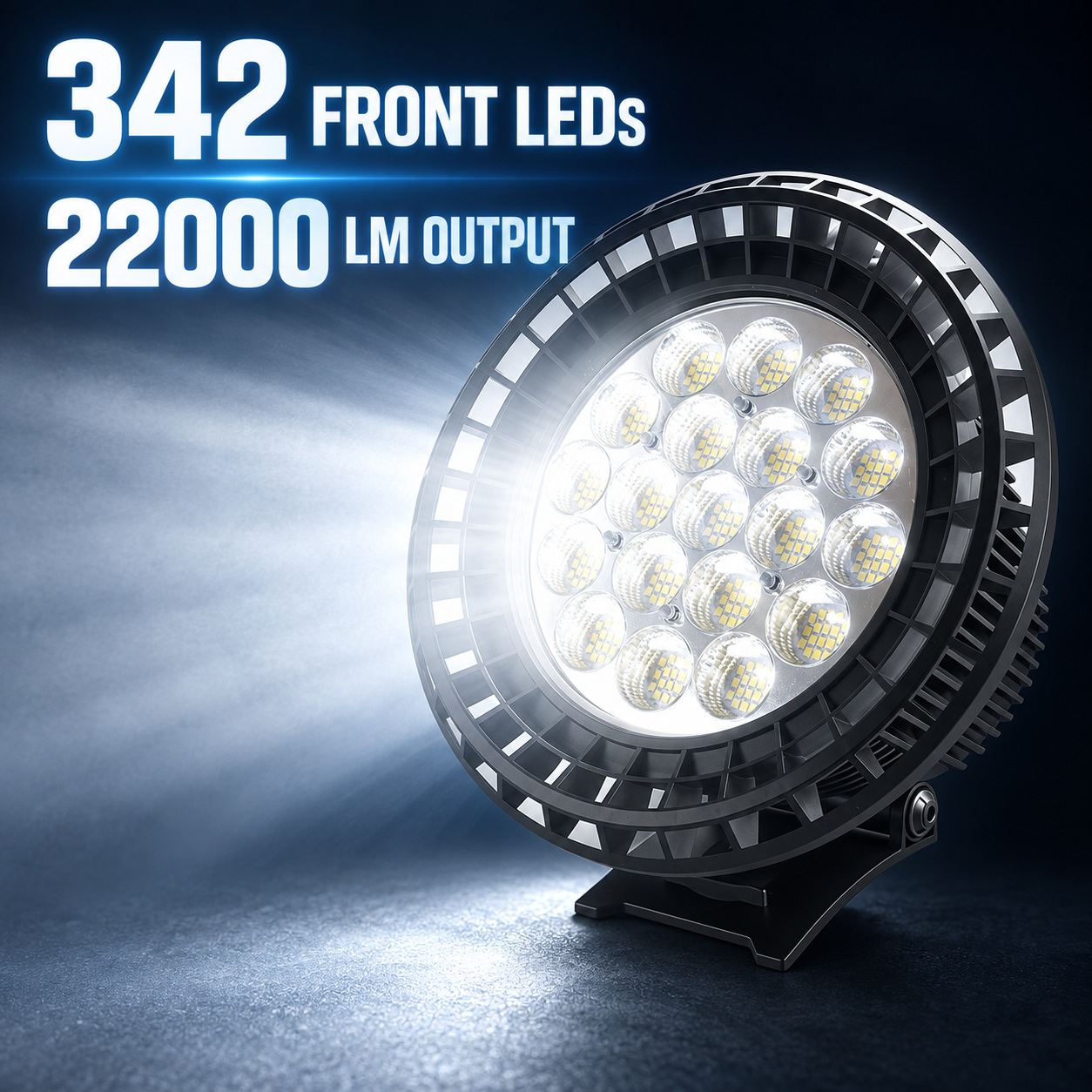 Rechargeable Battery Display LED Work Light 9000mAh For Auto W871A 22000LM SMD 2835 Flood Red photo 8