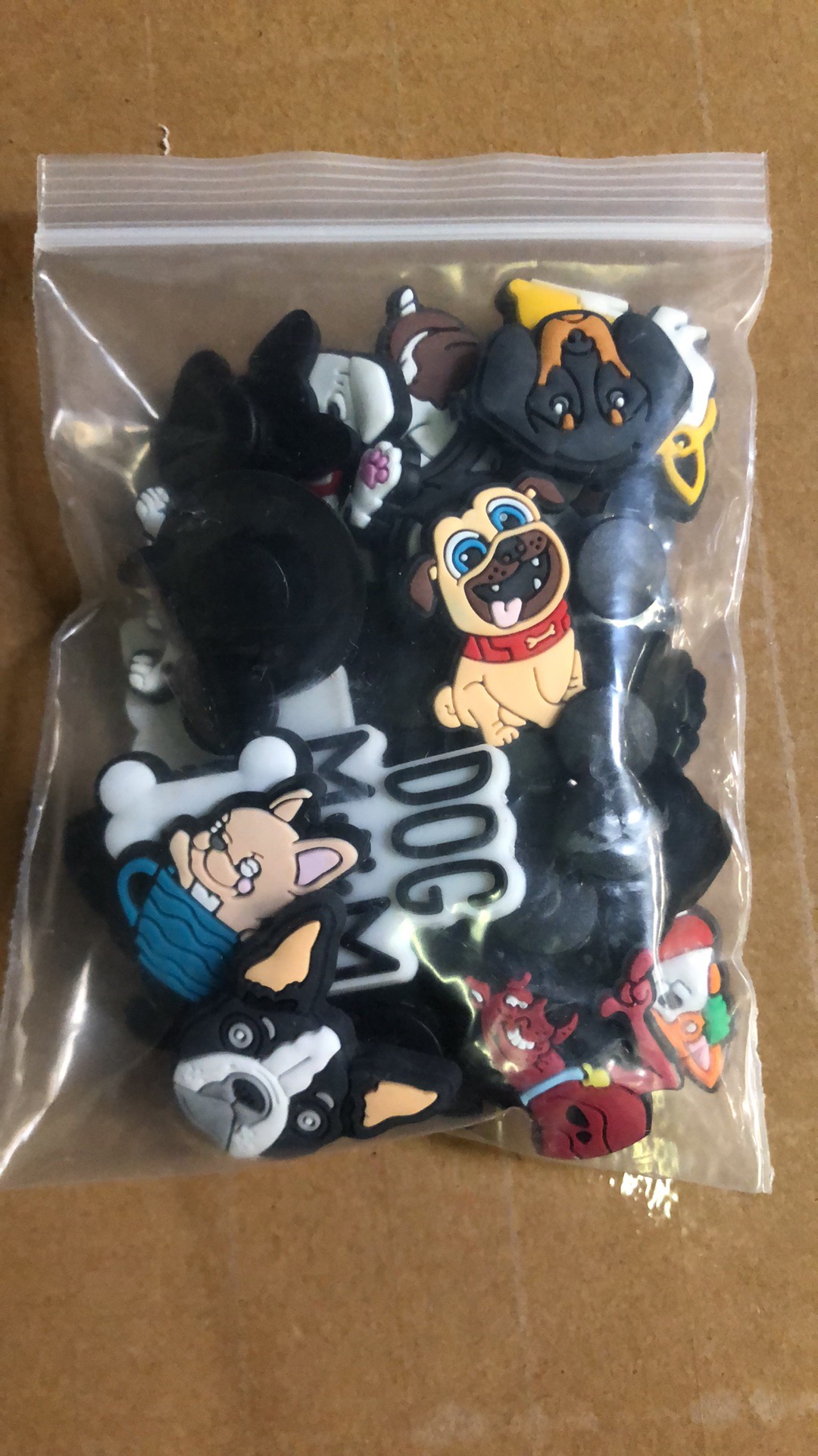 25pcs New Cartoon Animal Dog Series Hole Shoes, Flower Shoes, Buckle Accessories, Cute Garden Shoes Decoration photo 4