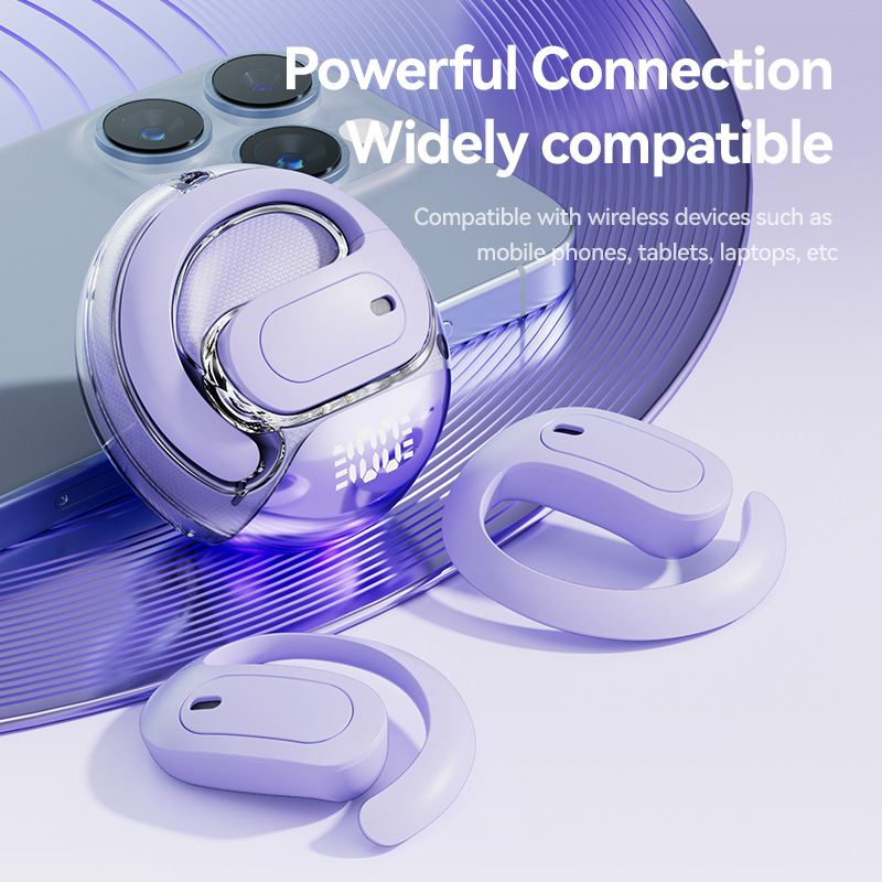 Cross Border Explosion M127 Long Range Hanging Earphone Private Model High Color Value Low Latency Wireless Bluetooth Headphones Wholesale photo 4