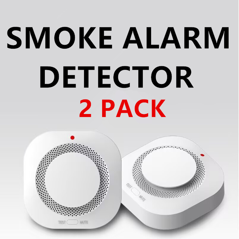 Household Rauchmelder Smoke Alarm Smoke Detector Fire Alarm Detector With 9V Battery Photoelectric Sensor Alert Warning photo 1