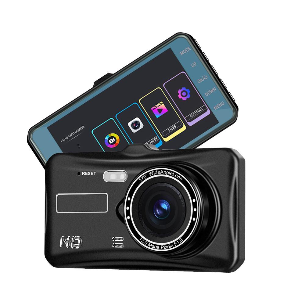 1080P Car Dash Camera Video DVR Recorder Front And Rear Night Vision Dual Cam photo 5