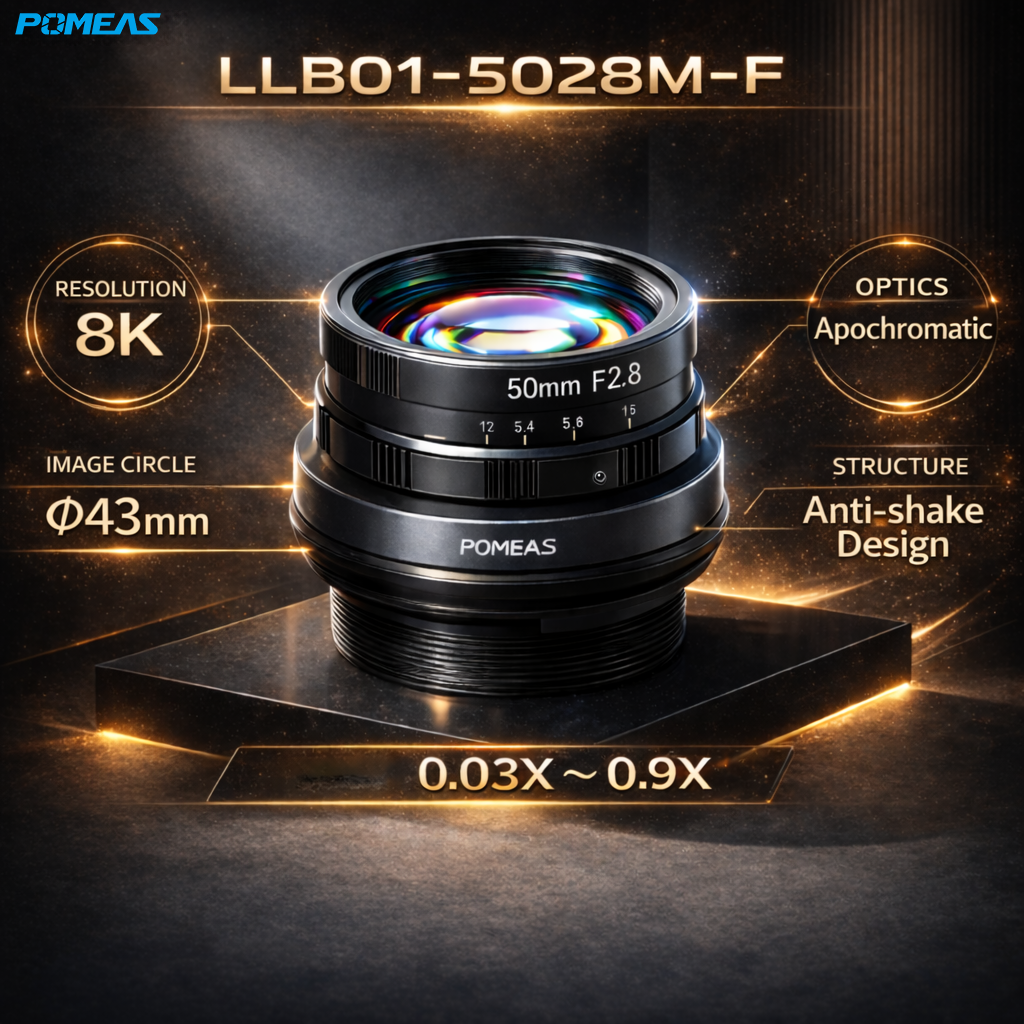 LLB01-5028M-F 0.1X 50mm F2.8 F Mount Line Scan Lens For Industrial Machine Vision Imaging And Inspection photo 3