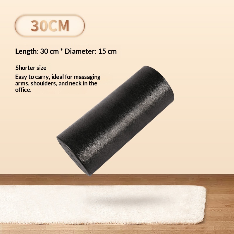 Epp Foam Roller Fitness Equipment Supplies Roller Roller Massage Stick. Glossy Black Roller Shaft Solid Yoga Column photo 5