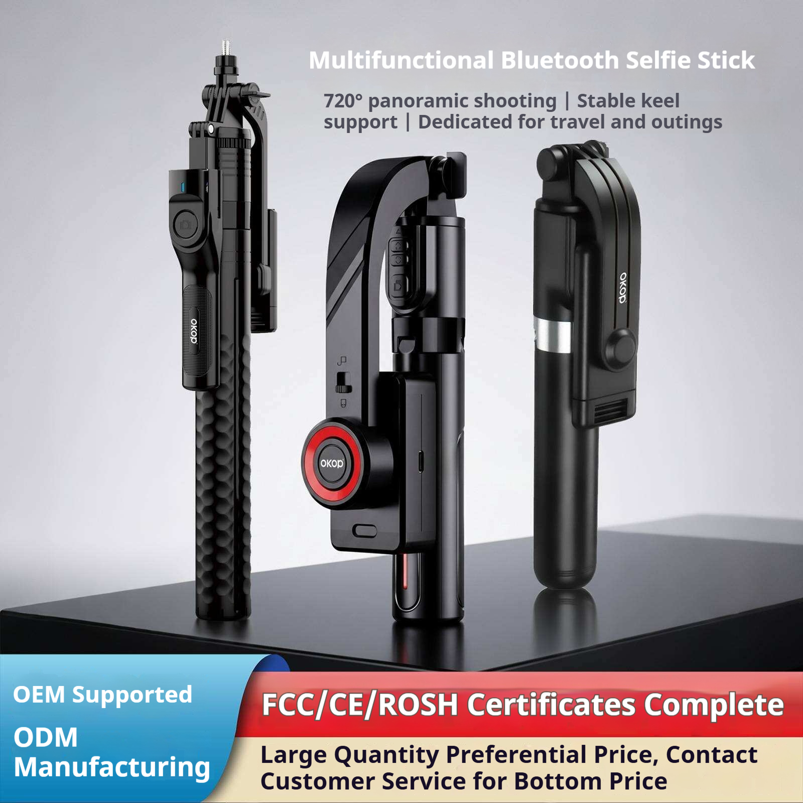 KP-Z New Handheld Smartphone Gimbal Stabilizer Universal Anti-Shake Selfie Stick Factory Stock Available photo 7