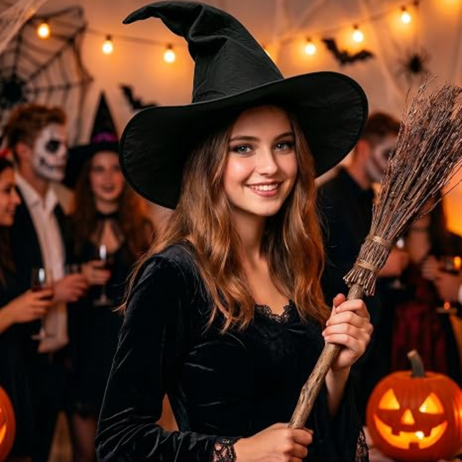 Witch Hat, Wizard Hat For Halloween Costume photo 4