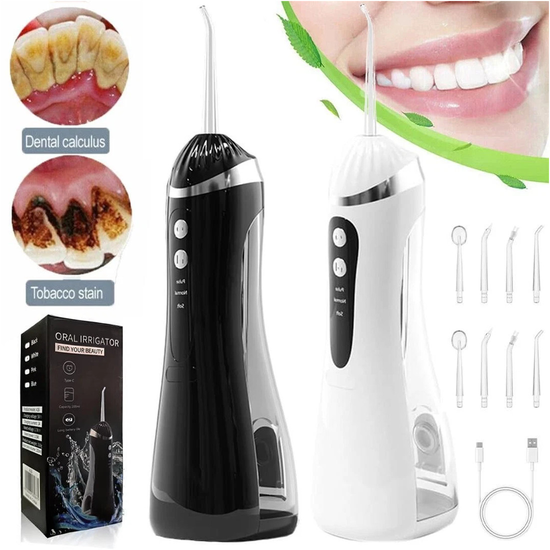 Ultrasonic Tooth Cleaner Electric Dental Scaler Tartar Plaque Calculus Remover photo 8