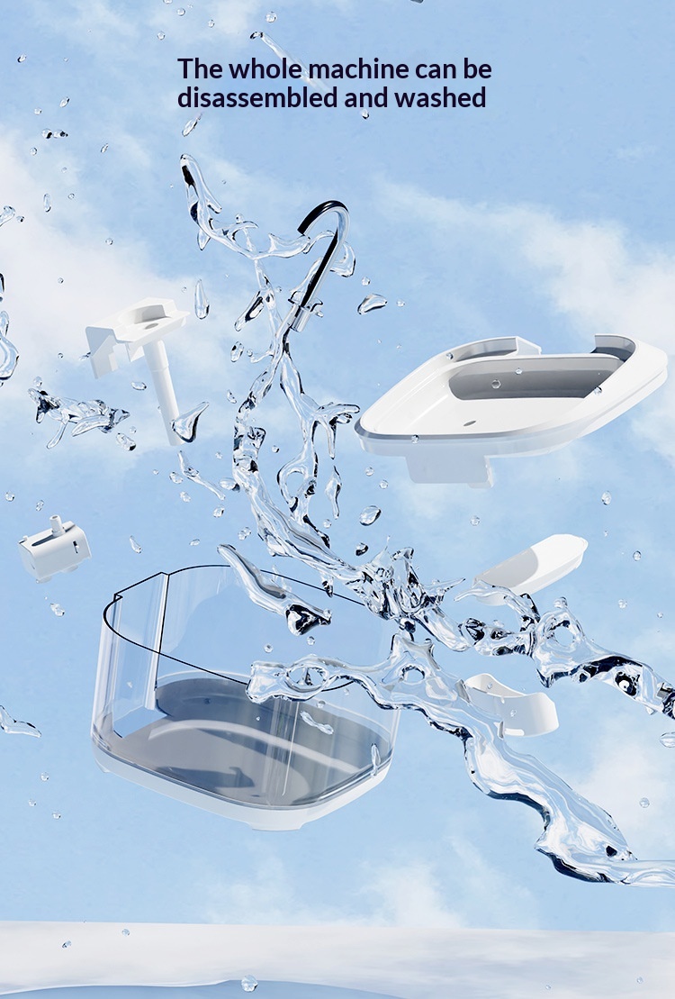 Large Capacity Fully Transparent Automatic Circulating Filtered Pet Water Fountain photo 2