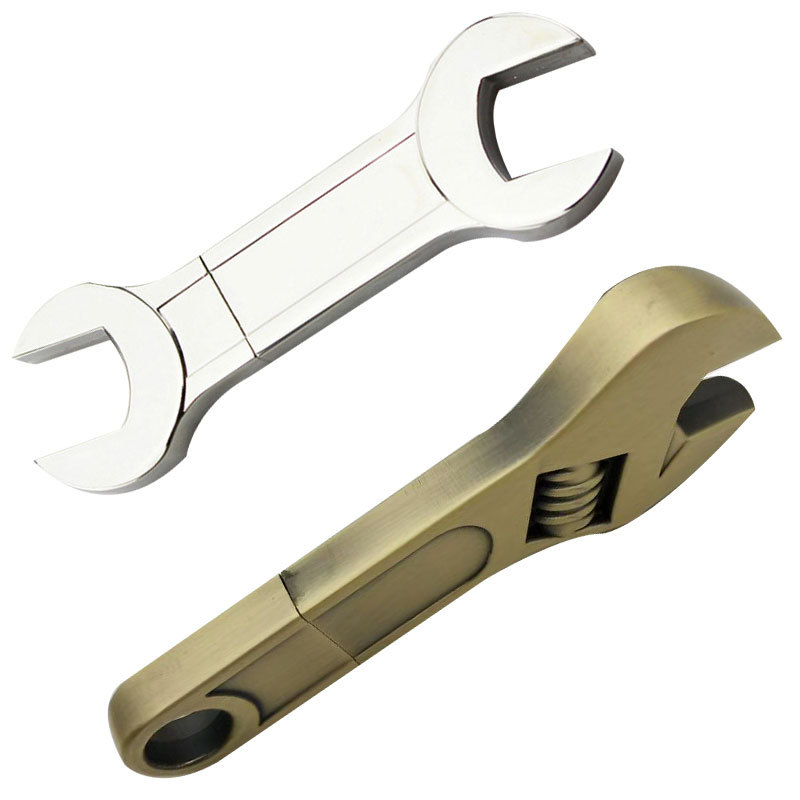 Metal Wrench U Disk Enterprise Business Conference Gift Double-headed Plum Blossom Activity photo 6