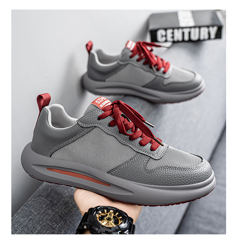 Men's 2026 Summer New Mesh Sneakers, Breathable White Shoes, Comfortable Fashion Versatile Athletic Casual Trendy Shoes photo 2