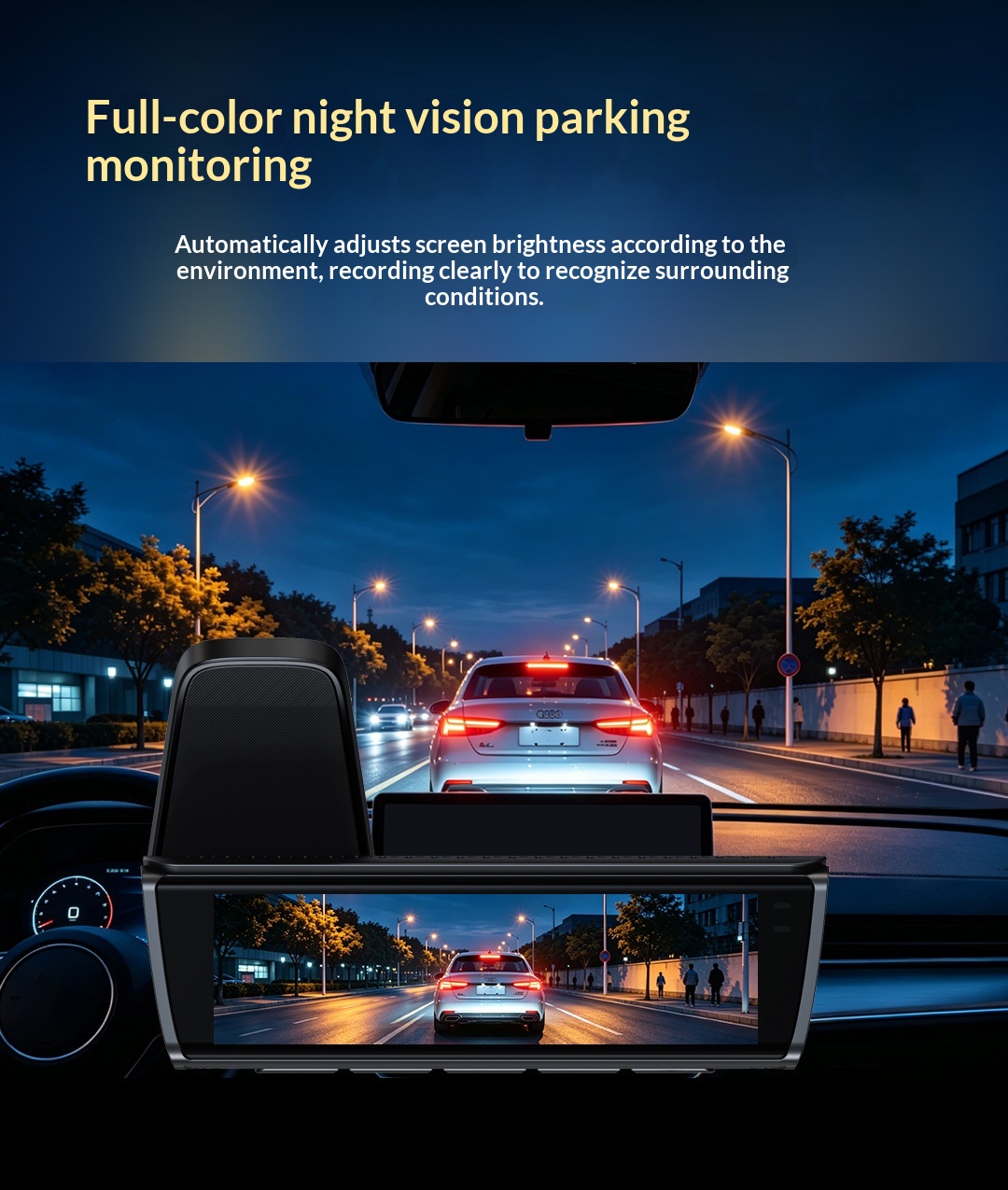 4K Dual Front & Rear Dash Cam, High Definition Car DVR Recorder photo 6