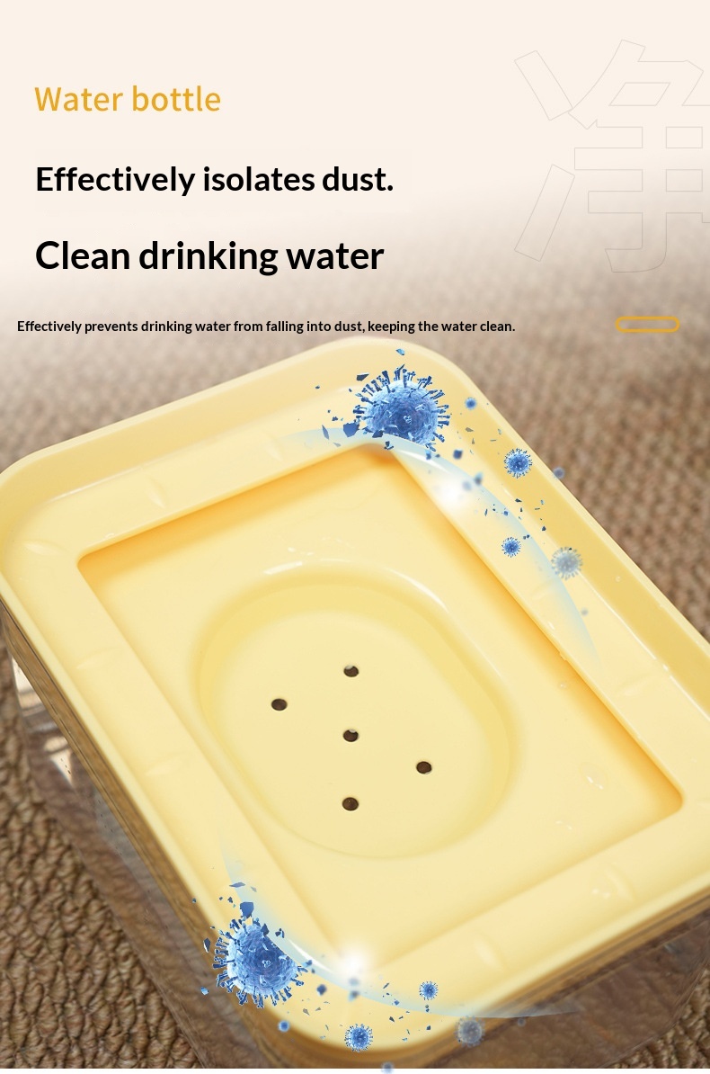 No-Wet Mouth Large-Capacity Automatic Pet Water Dispenser photo 6