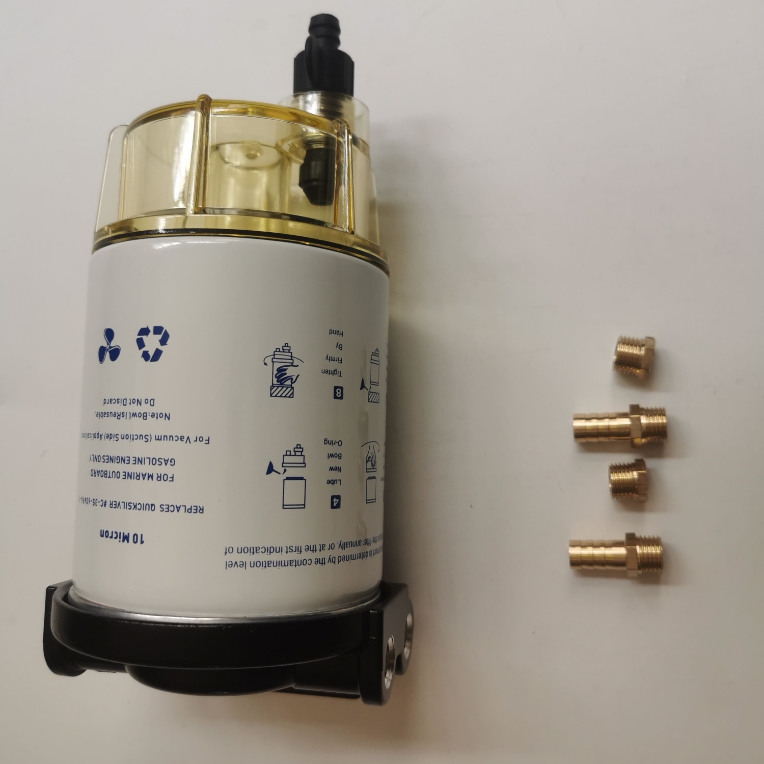 Boat Fuel Filter Marine Fuel Water Separator Mercury&Yamaha Outboard 10 Micron photo 5