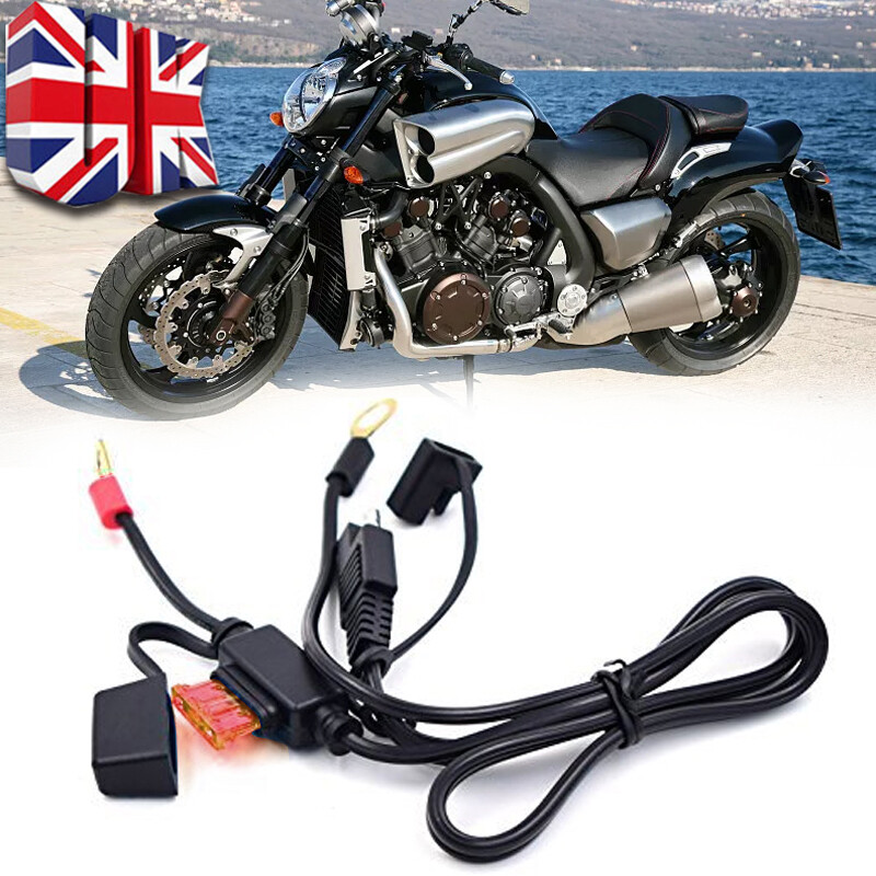 Motorcycle Bike Fused Battery Charger Lead  SAE Connector For Battery Charger C photo 4