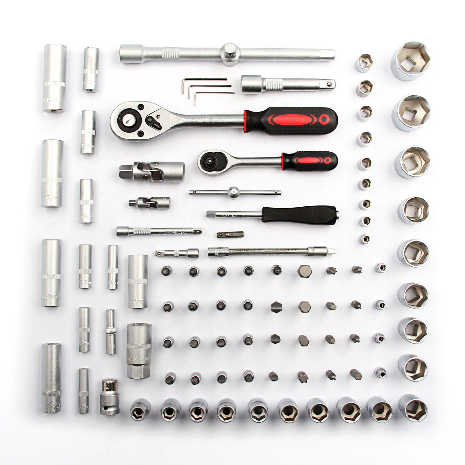 94 Piece  Drive Socket Set Screwdriver Ratchet Bits Wrench Tool Kit photo 5