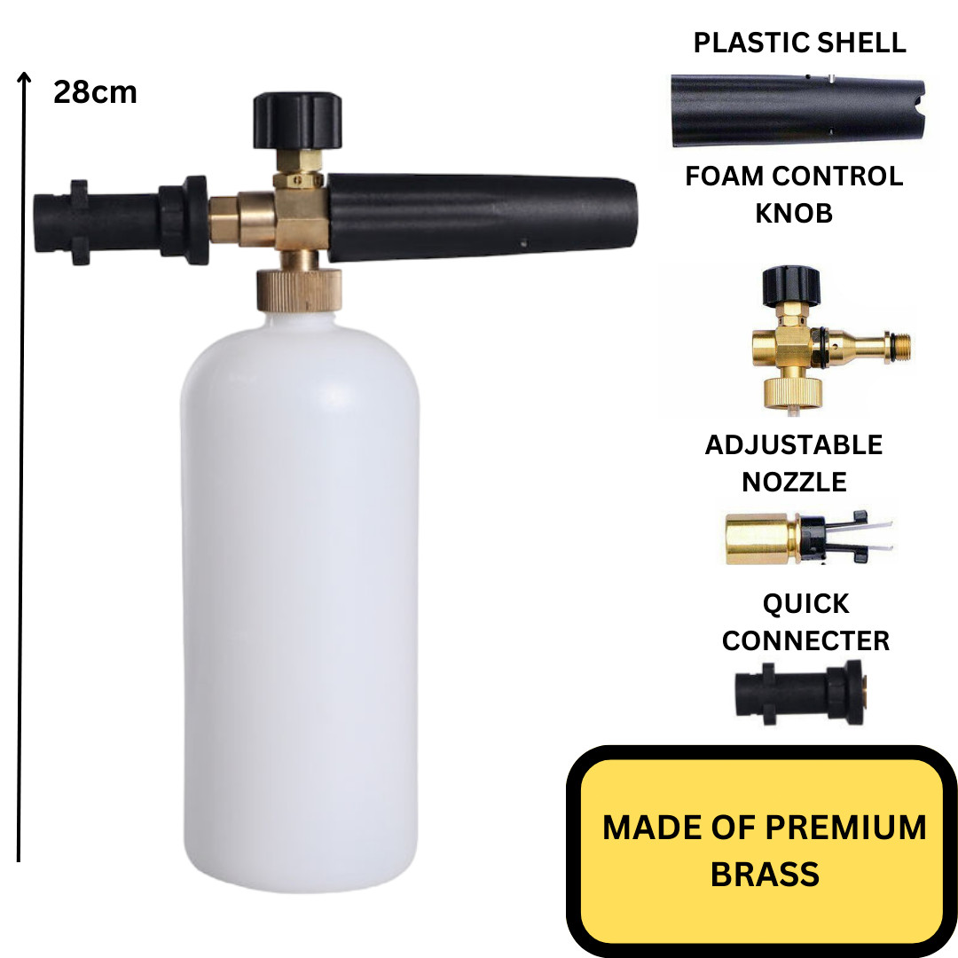 Karcher Snow Foam Lance Gun K2-K7 Cannon Car Pressure Washer Washing Bottle 1L photo 2
