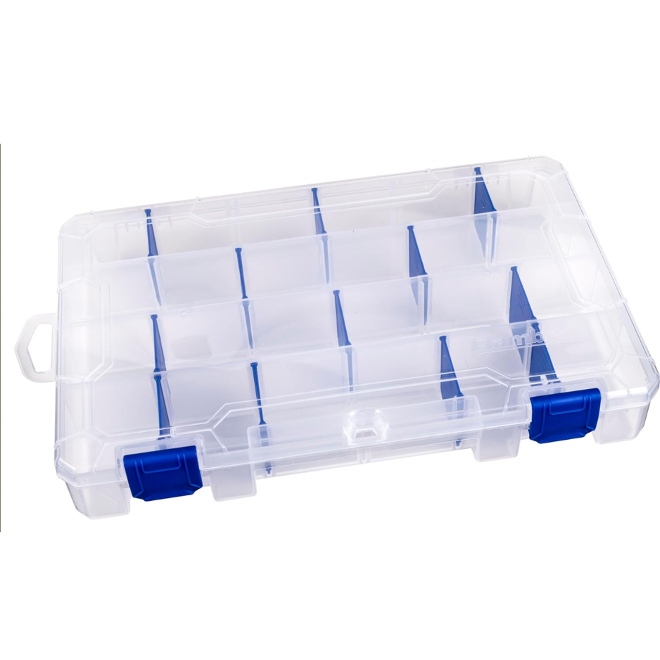 Outdoors Tuff Tainer Fishing Tackle Box With Zerust Anti Rust Dividers Clear Lure Organizer 11 Inch photo 1