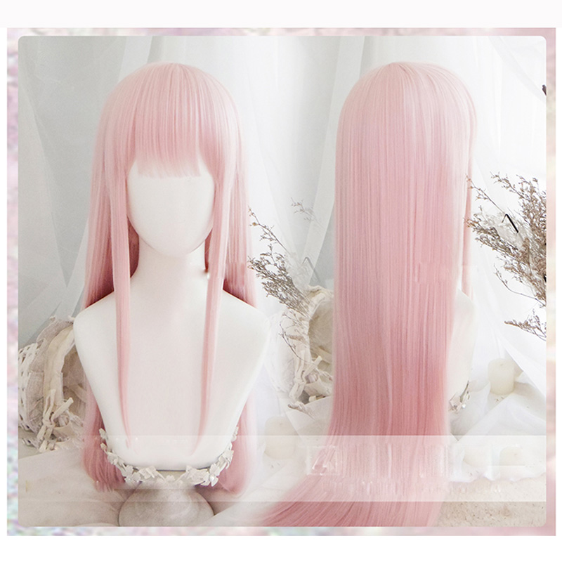 Women's Solid Color Simple Cosplay Wig photo 3