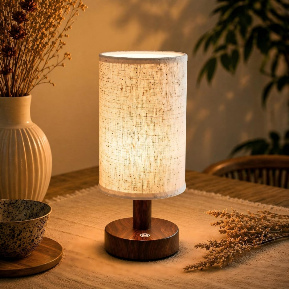 Mini Cordless Bedside Lamp, Touch Rechargeable LED Night Light photo 1