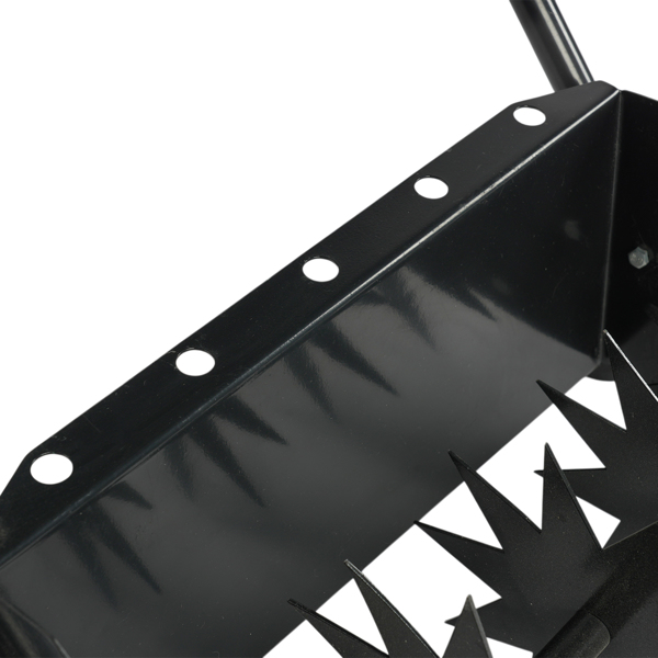 19in Push Spike Aerator, Heavy Duty Rolling Lawn Aerator, Rotary Spike Lawn Aerator, Manual Aeration Equipment With U-shaped Handle, For Lawn Garden Yard Grass Aeration photo 2
