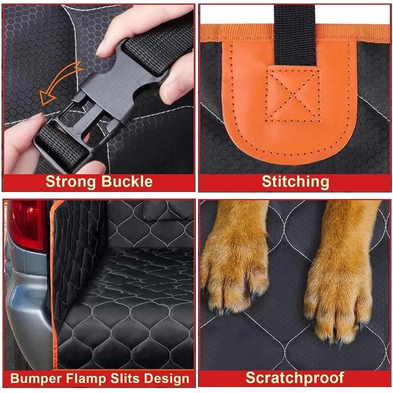 Pet Car Boot Liner Protector For Dogs-Universal Car Boot Cover Waterproof-Black photo 8