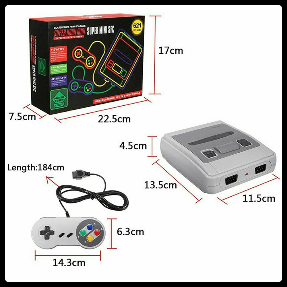 821in1 Retro Classic Mini Handheld Game Console TV HDMI - 2 Controller Gamepad photo 4