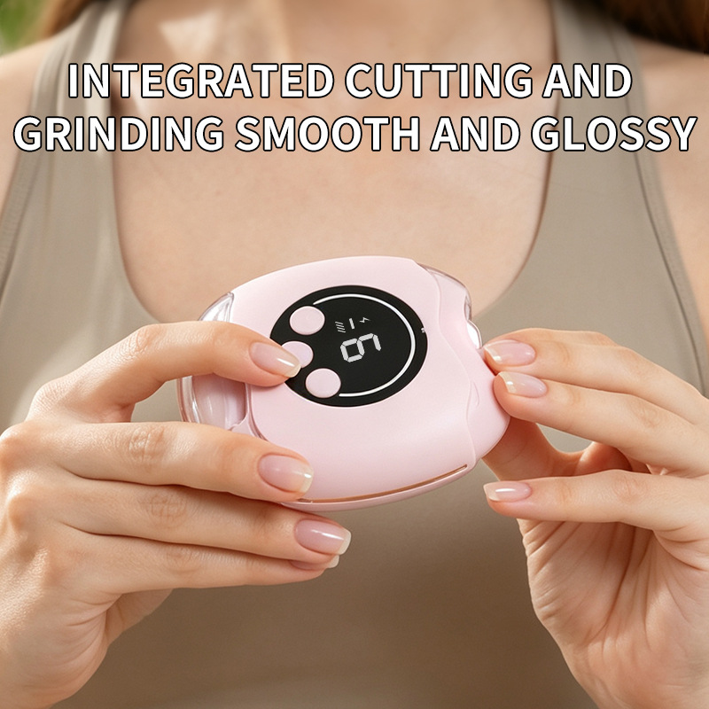 Multifunctional Electric Nail Clipper & Foot Nail Grinder With LED Light, 2-in-1 Trim & Grind Nail Trimmer, Anti-Pinch Safety For Toddlers & Kids photo 3