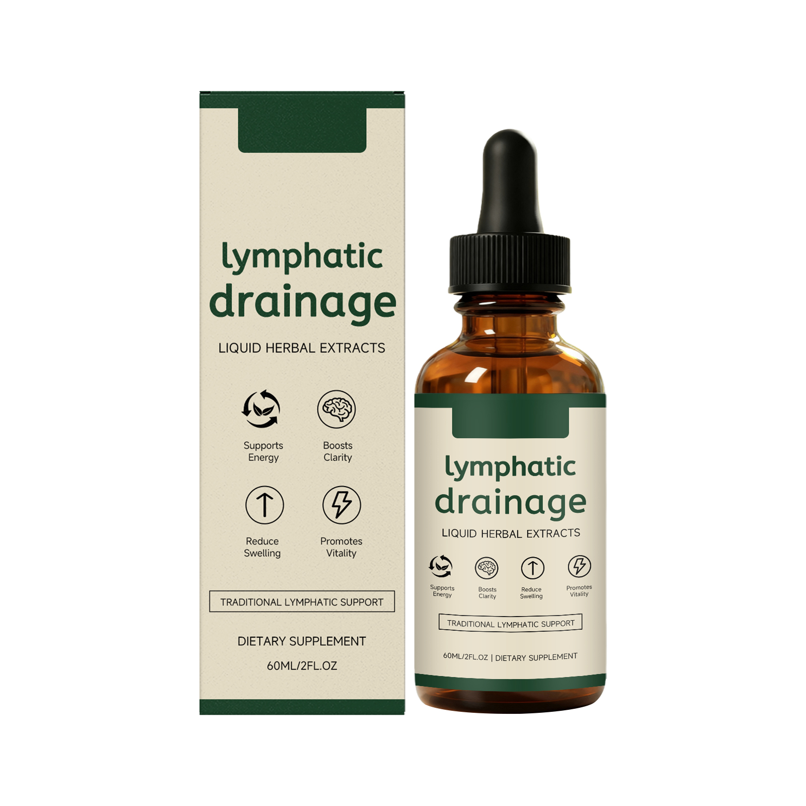 Lymph Health Support Herbal Drops 60ml Box photo 4