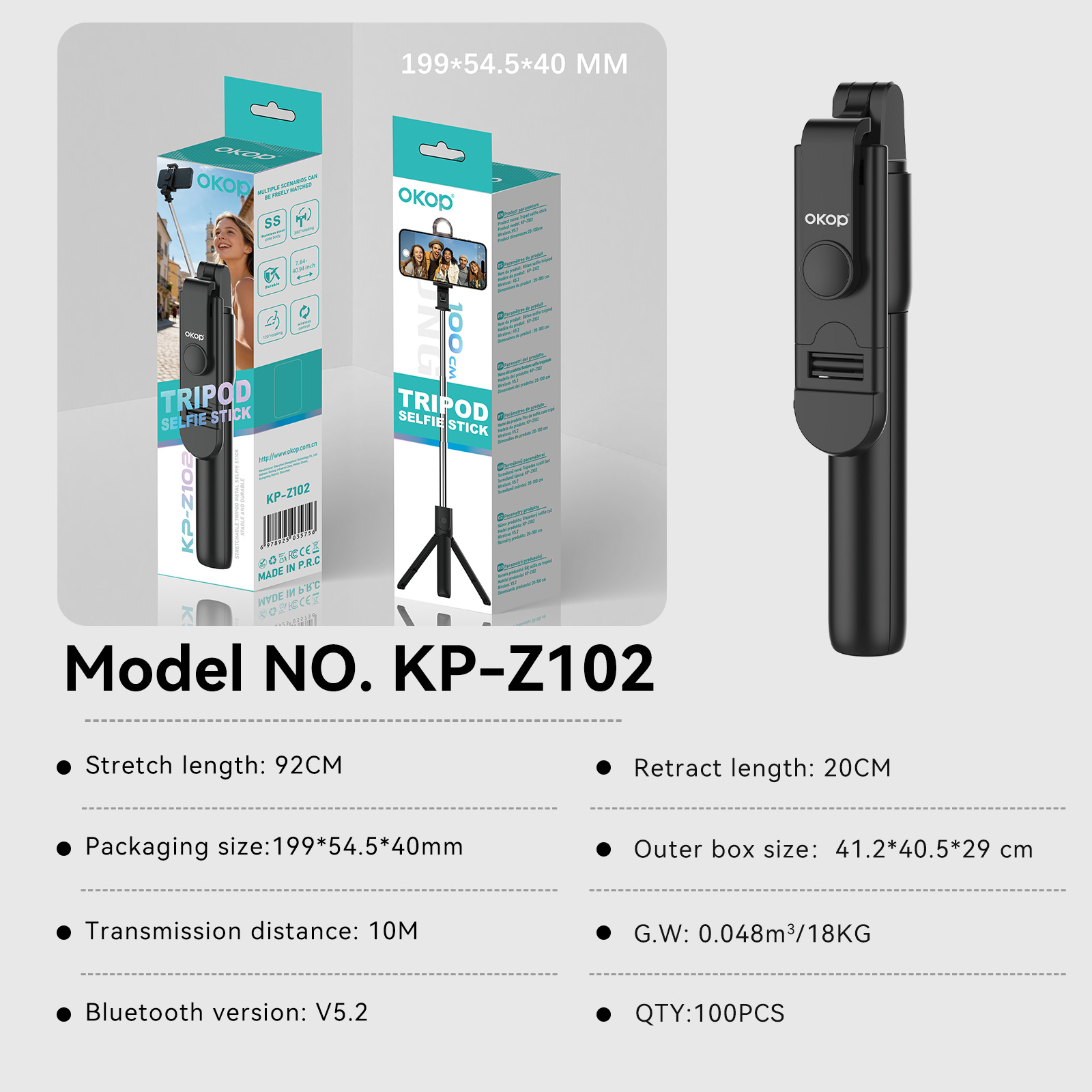 KP-Z New Handheld Smartphone Gimbal Stabilizer Universal Anti-Shake Selfie Stick Factory Stock Available photo 5
